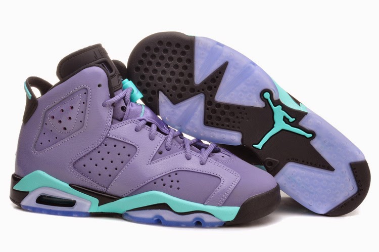 jordans black purple and turquoise