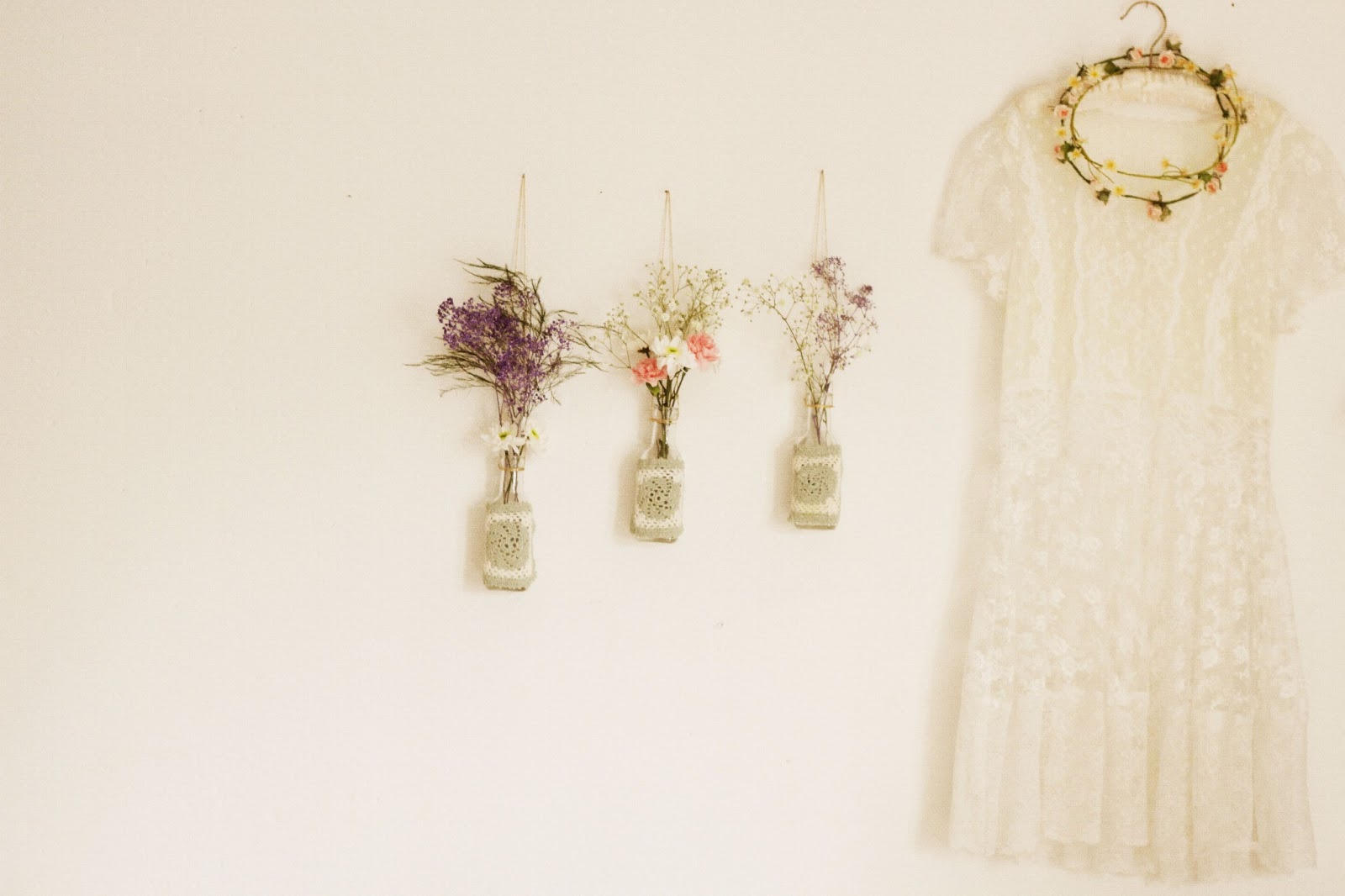 DIY flower wall hangings Gingerlillytea