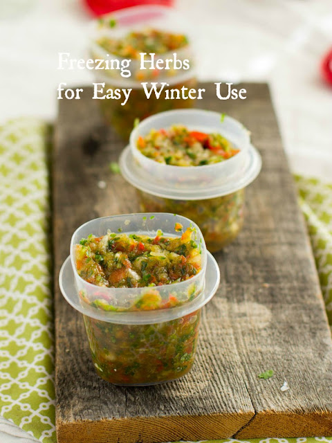 Freezing Herbs for Easy Winter Use Freezing Herbs for Easy Winter Use