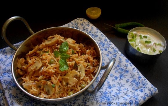 Rak S Kitchen Mushroom Biryani Rak S Kitchen Mushroom Biryani