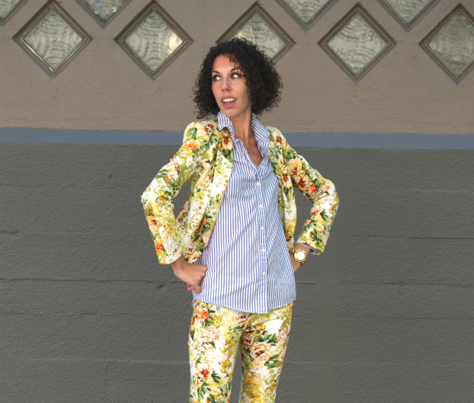 TALL COTTON Flower Power Suit