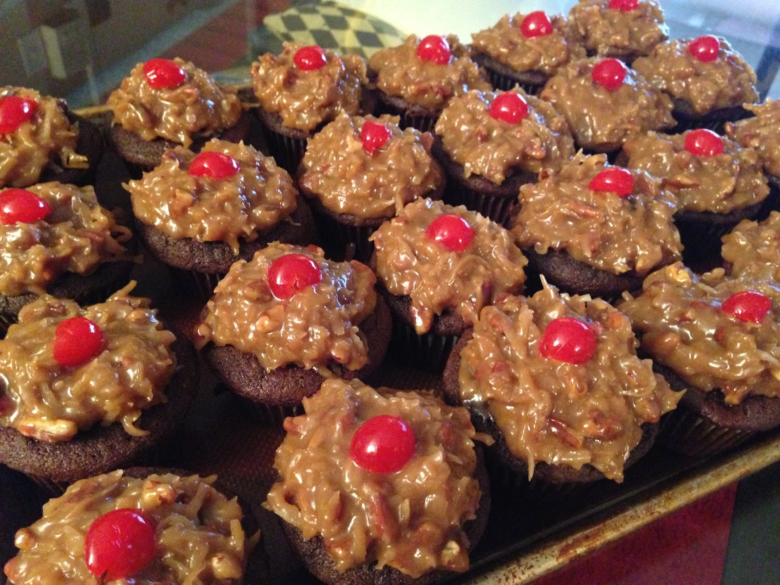 Cooking with Joey Ina's German Chocolate Cupcakes