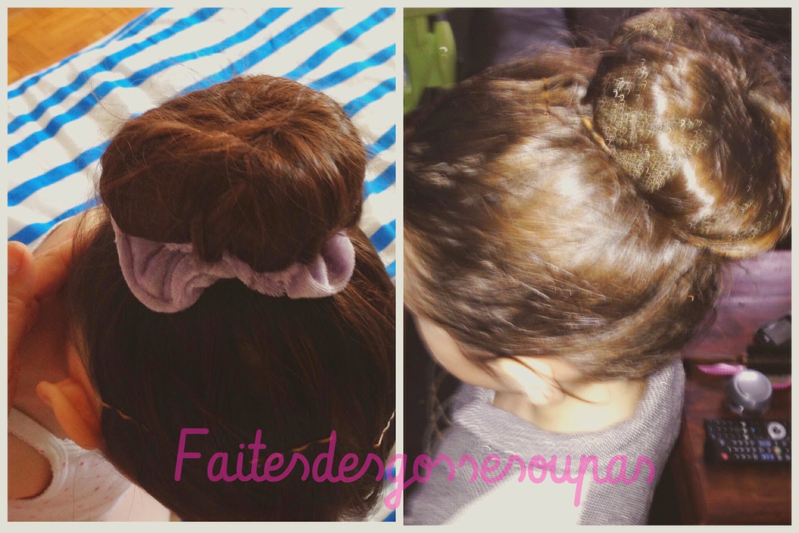 Chignon danse http://faitesdesgossesoupas.blogspot.fr