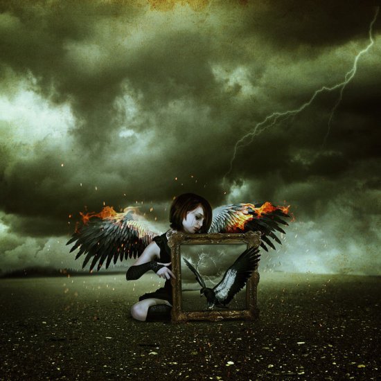 As surreais foto-manipulações de Lana Tustich Lana Tustich deviantart foto-manipulações photoshop surreal sombrio emotivo