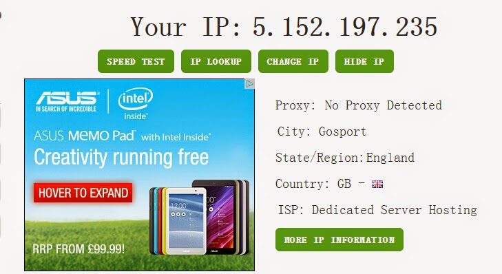 L'adresse IP anglaise L'adresse IP anglaise