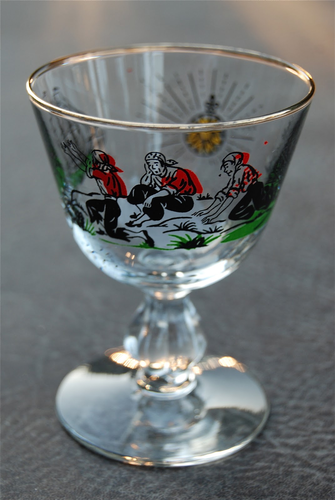 Lucky & Lou's Second Hand News Pirate Wine Glasses 18 for 8