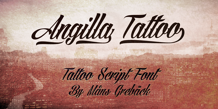 Angilla Tattoo Font Download Kumpulan 30 Font Script Desainer grafis - Angilla Tattoo Font