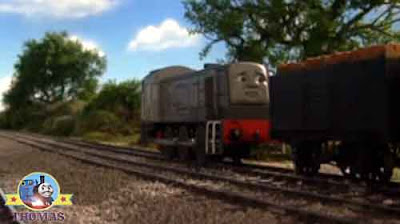 Thomas the train devious diesel Dennis skiving scheming idea he blasted his warning railway horn