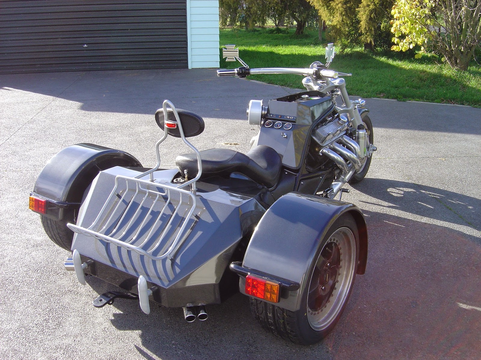 Custom and Chopper Motorcycles and Parts Holden V6 Trike Build