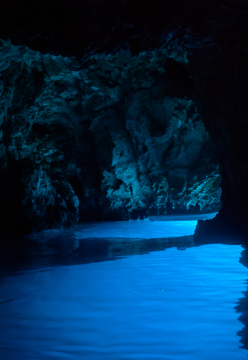 Blue cave in croatia BLUE GROTTO IN croatia
