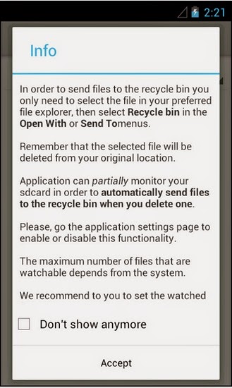 recycle bin app