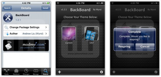 backboard themes