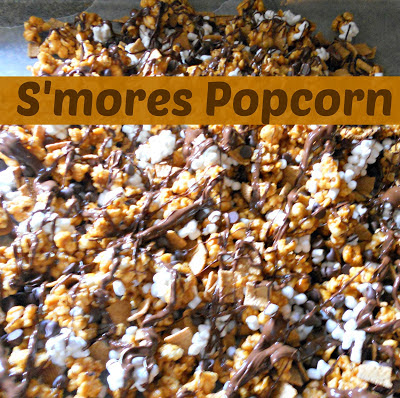 S'mores Popcorn #smore #popcorn #snack Smores Popcorn