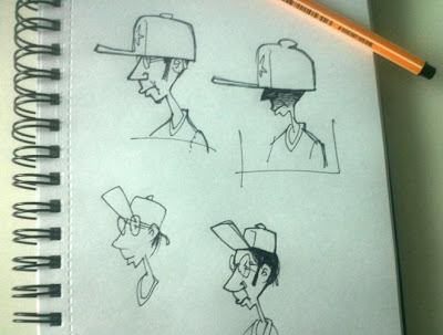 wearing a cap wearing a cap