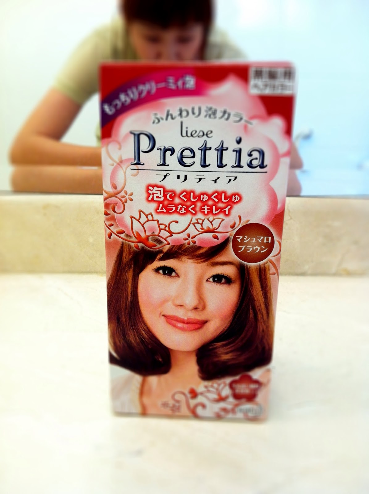 Direto do Japão Tintura em Espuma Prettia/Liese Mini Bureaux