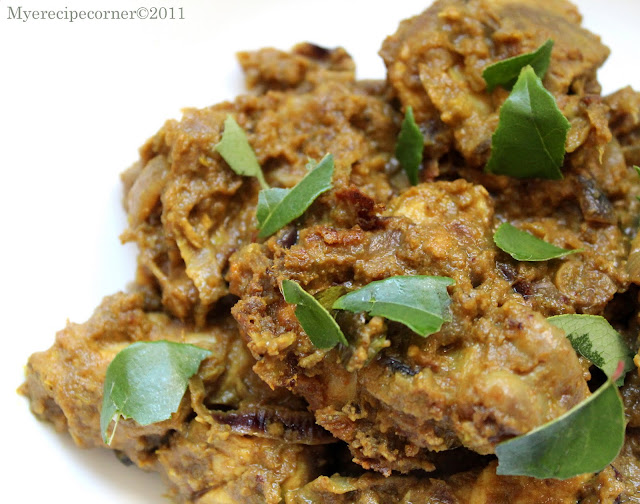 Mye's Kitchen Coriander Chicken/ Dhania Kozhi Varuval.
