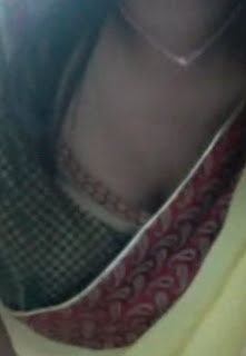 real life india girl down blouse saree