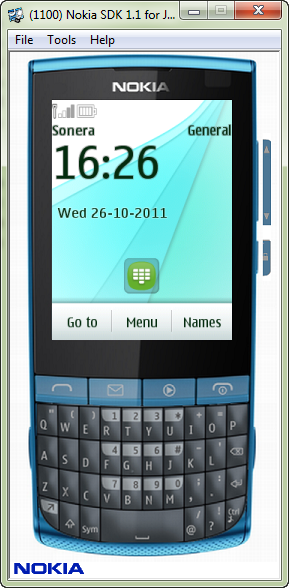 Nokia S40 DP20 SDK 6230i v1.0 (Emulator)