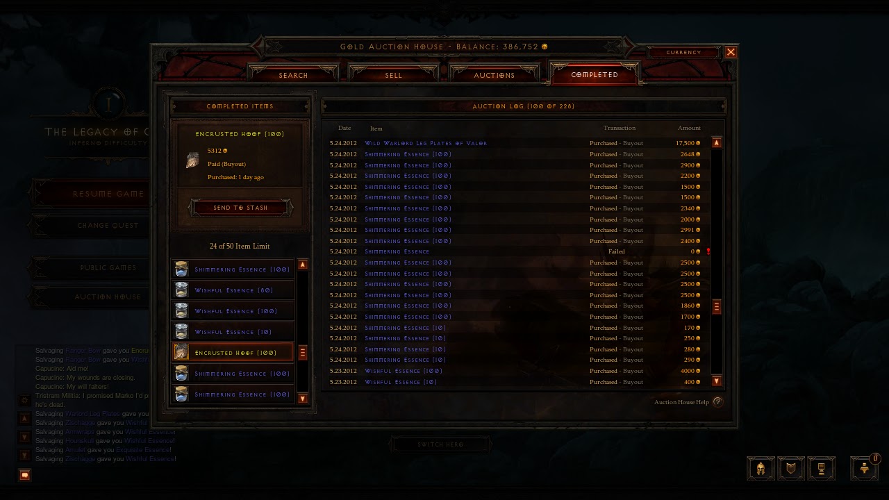Diablo 3 Gold Guide Stockpile Crafting Materials