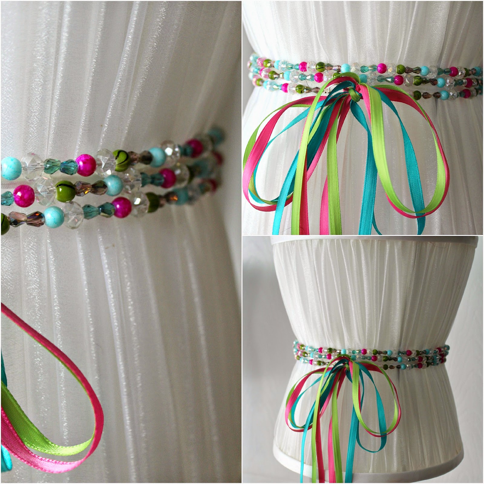 21 Rosemary Lane Lampshade Makeover using Jewelry Beads (Tutorial)