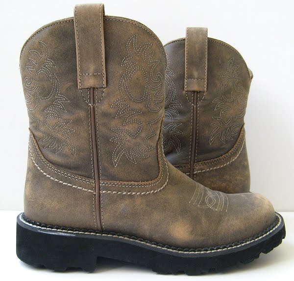 ARIAT COWBOY BOOTS FAT BABY COWBOY BOOTS Women's SZ 8.5