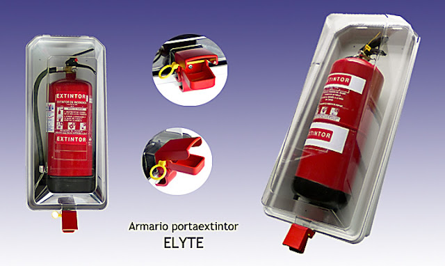 Armario portaextintor ELYTE para extintores de 6 y de 9/12 Kgs.