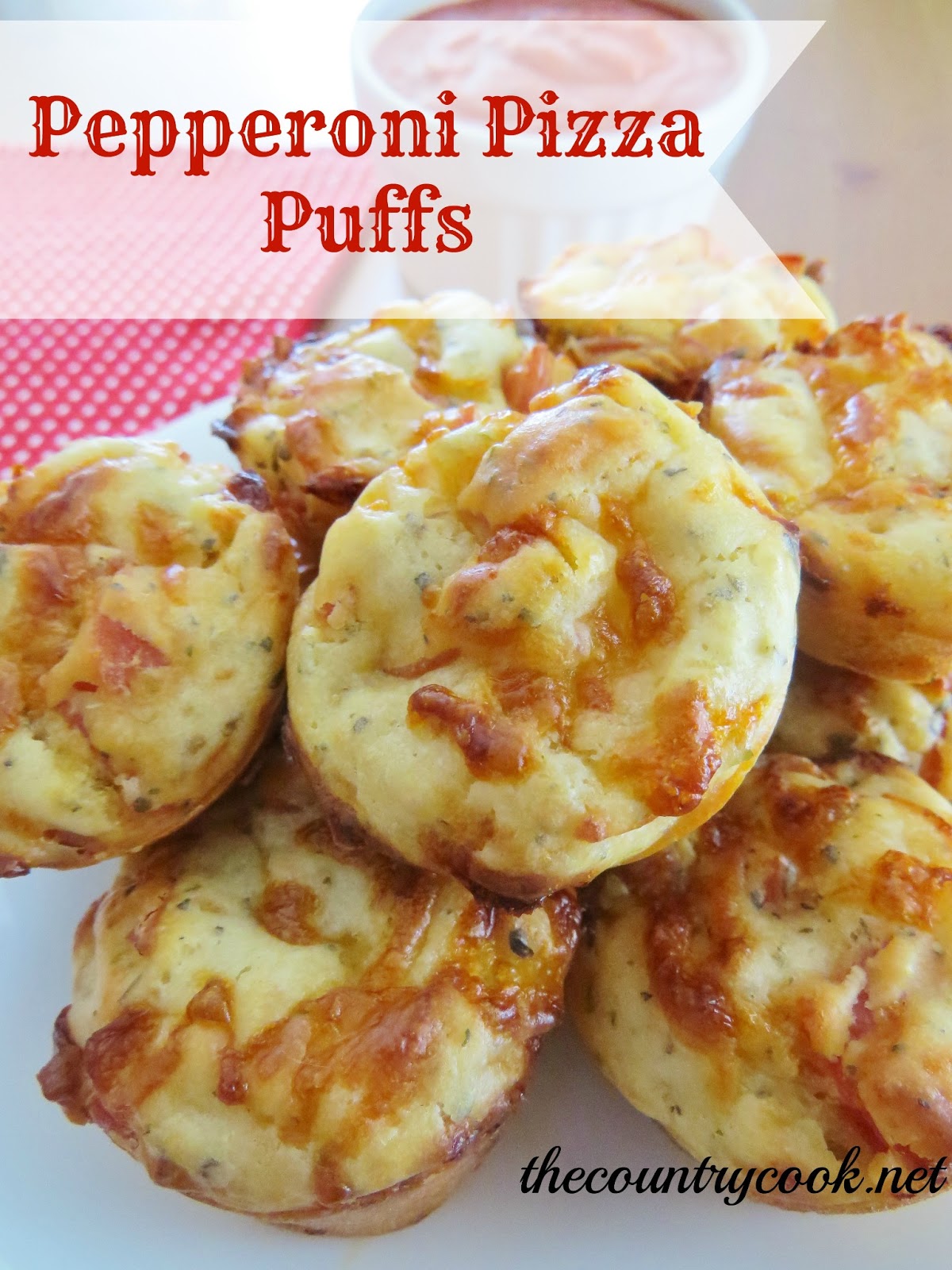 Pepperoni Pizza Puffs The Country Cook