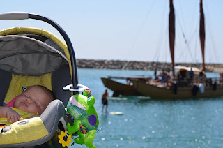Baby at the pier