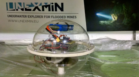 Robots to explore the dark flooded depths of old mines