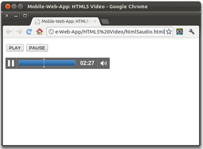 Play mp3 in HTML5 audio tag Play mp3 in HTML5 audio tag