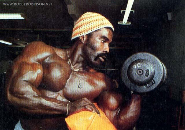 SEARCH AND BUY THIS PRODUCT ROBBY ROBINSON, SCOTT BENCH DUMBBELL BICEPS CURLS