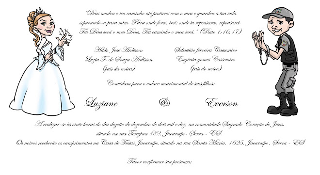 Convite de casamento 01 / Wedding's invitation 01