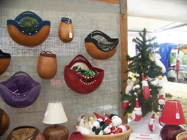 Gourd ornaments and wall hangings