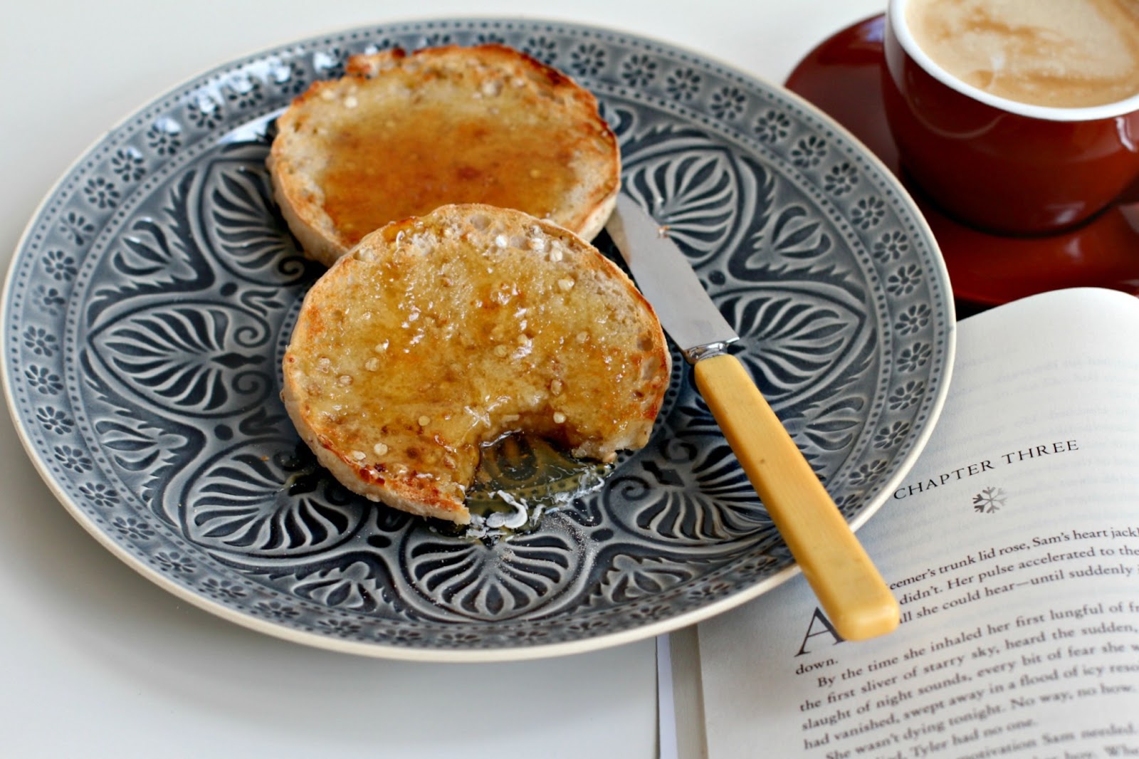 Milk and Honey Griddled Buckwheat Muffins