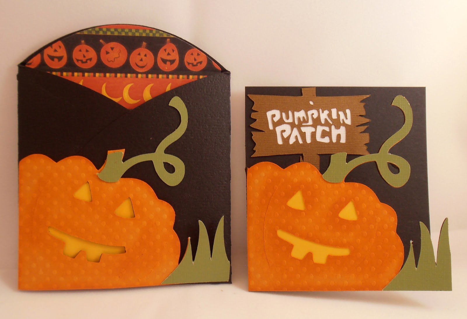 Scootingranny's World Halloween card using Cricut Wild Card