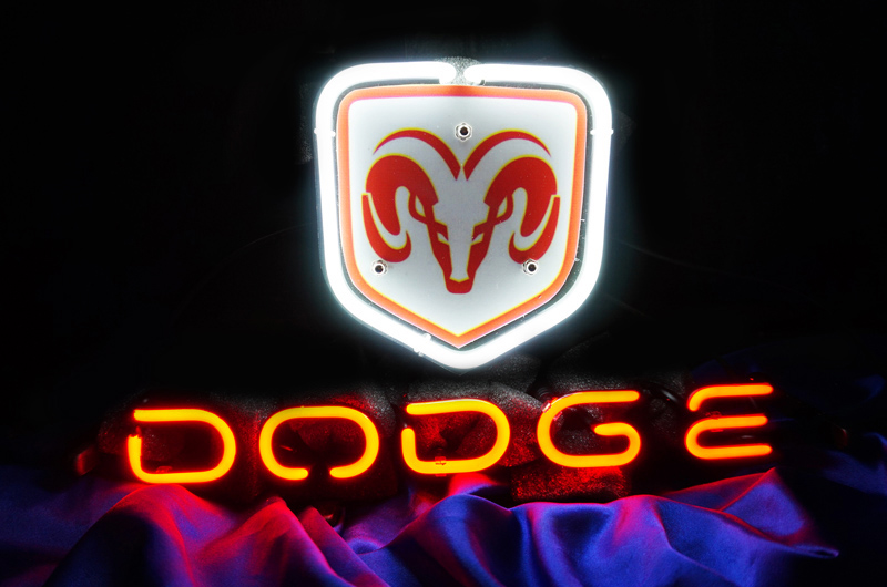 Wiki Neon Sign Blog DODGE AMERICAN AUTO BEER BAR NEON LIGHT SIGN (13"x