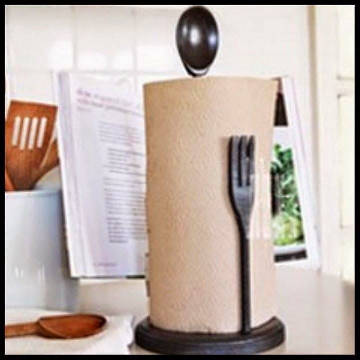 Dollar Store Crafter Cucina Paper Towel Holder