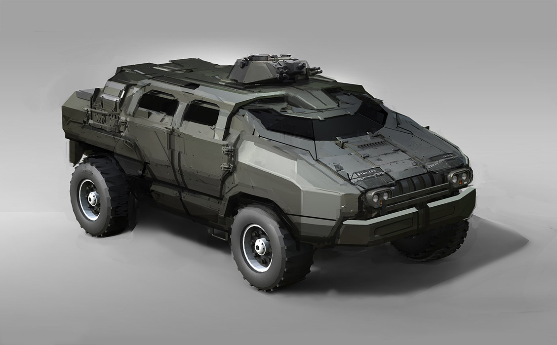 Sci-Fi+Vehicles+Concept+Art futuristic+hummer+suv+truck+armored++sci+fi+vehicle+concept+car+by+sam ...