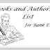 BOOKS AND AUTHORS FOR EXAM ORIENTED