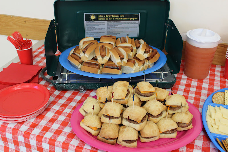 Naked Cupcakes Campingthemed Baby Shower