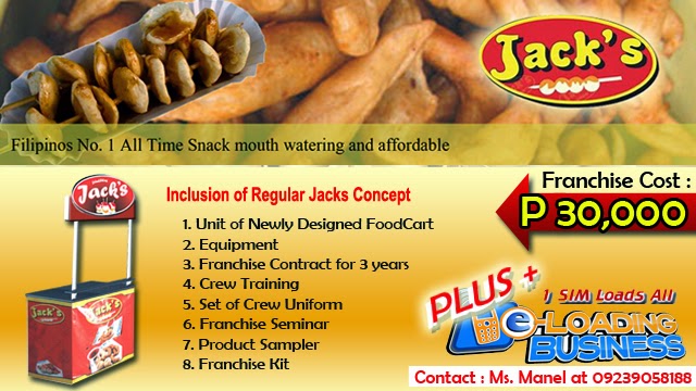 Jacks Food Cart Package Inclusion Foodcart For Franchise - A Fish Ball and Kikiam Food Concept Offered in the Philippines.