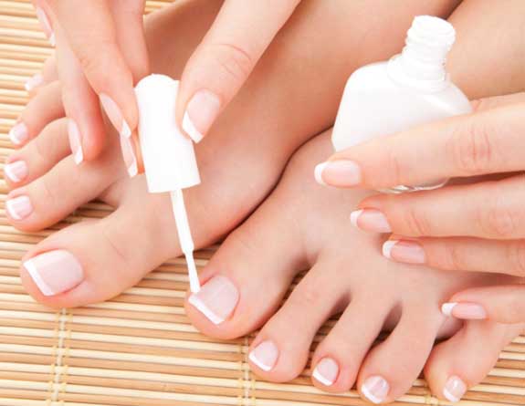 de unhas Como fazer sua própria Francesinha nos Pés nail Como fazer sua própria Francesinha nos Pés