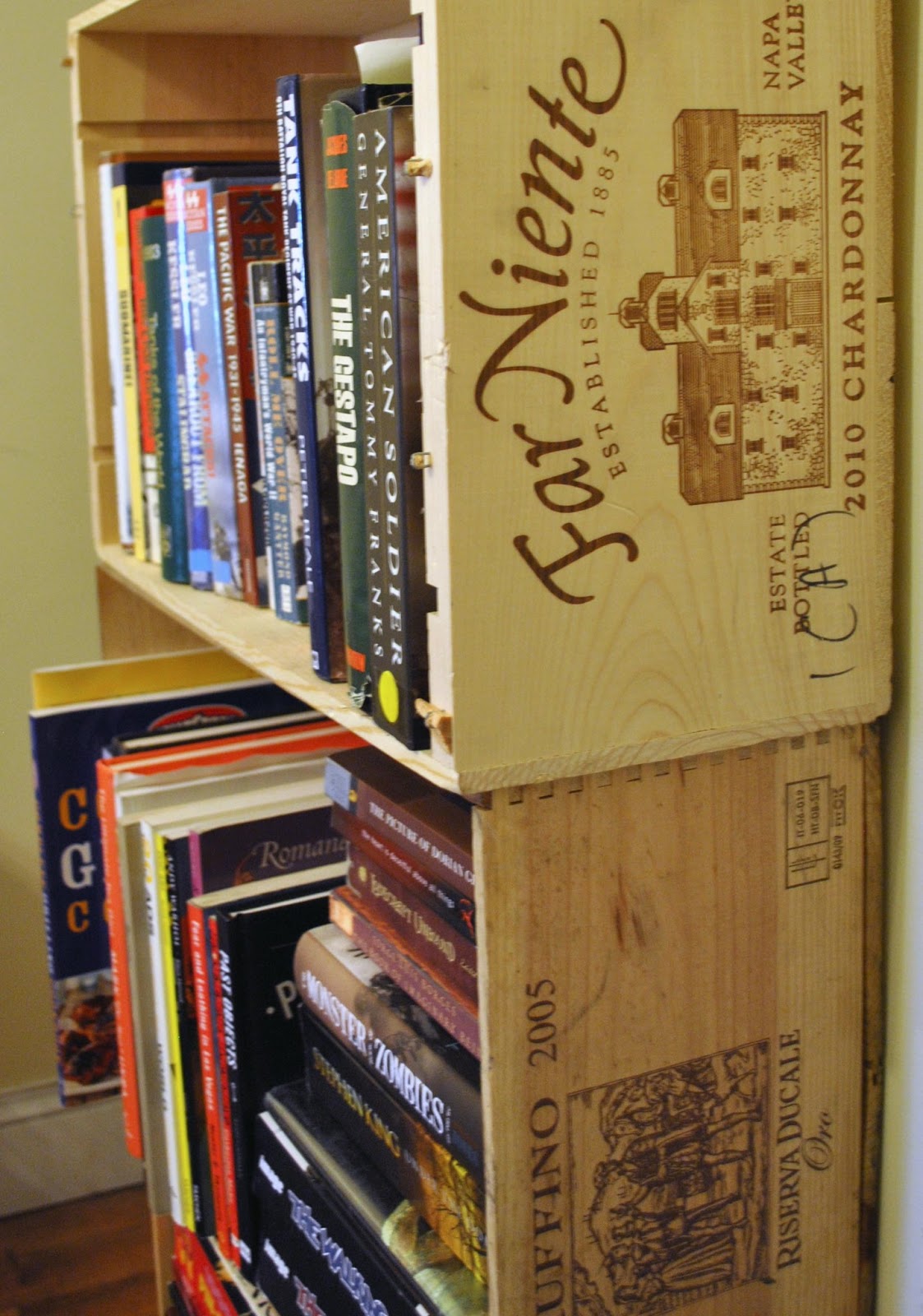 CRAFT & DESTROY Storage ideas Wine crates