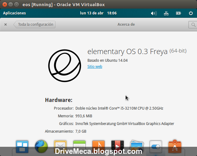 DriveMeca instalando elementaryOS Freya paso a paso