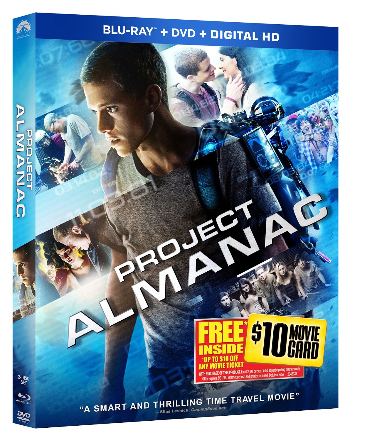 DVD & BluRay PROJECT ALMANAC (2015) The Entertainment Factor