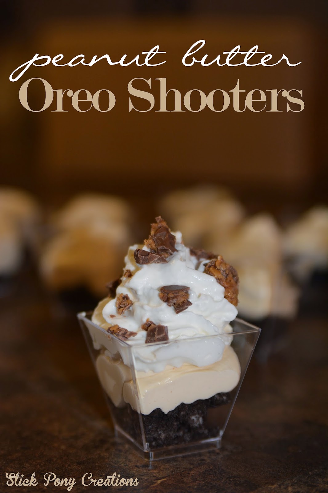 Stick Pony Creations Peanut Butter Oreo Shooters