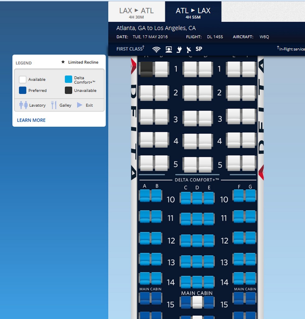 Delta Seating Assignment