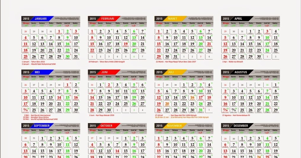 Tips Hack Komputer Terlengkap Kalender 2015 Lengkap Hijriyah Dan Jawa Format Coreldraw