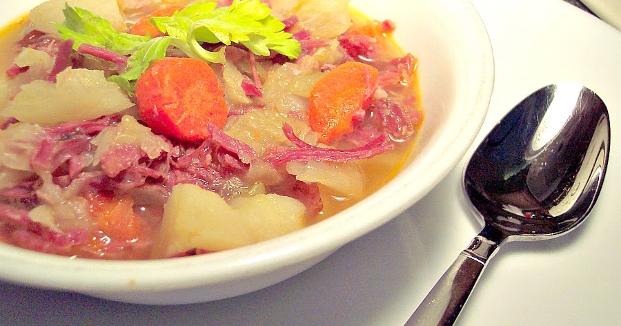 My Recipe Journey: A Soup From Leftover Corned Beef and Cabbage
