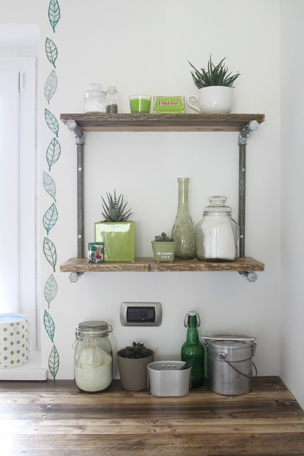 Vivere a piedi nudi living barefoot: laundry makeover the result